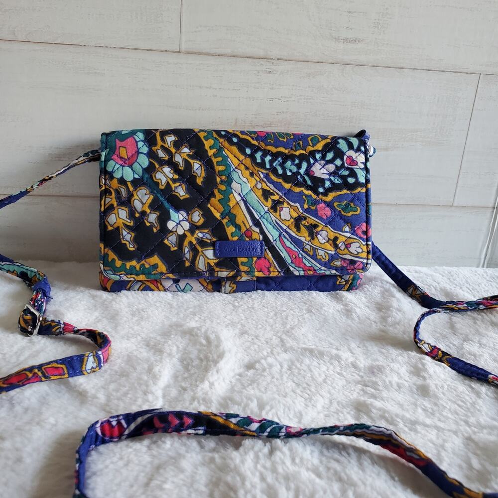 Vera Bradley Iconic RFID All Together Crossbody in Romantic Paisley